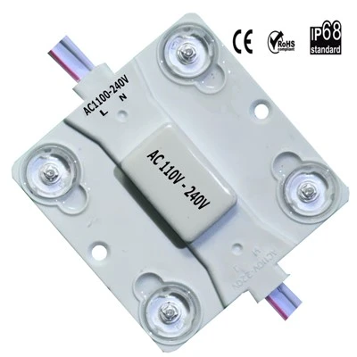 IP68 AC110V-220V jelzések, világítódoboz, lágyfólia mennyezeti világítás négyzet alakú LED-modul